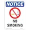 Signmission OSHA Notice Sign, No Smoking With Symbol, 10in X 7in Rigid Plastic, 7" W, 10" L, Portrait OS-NS-P-710-V-14808 - alternate 1